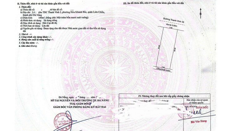 Bán đất đường Thanh Vinh 10 trục thông Đặng Chất